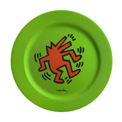Set de 6 Assiettes 28cm Keith Haring  39,90 € - Stickboutik.com