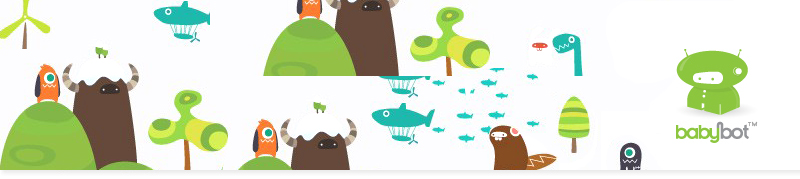 BabyBot - Stickers muraux pour chambre d'enfant et bb - dcoration d'intrieur - Collection exclusive et originale stickers dco chambre d'enfant - stickers design enfants - stickers bbs - stickers ludiques