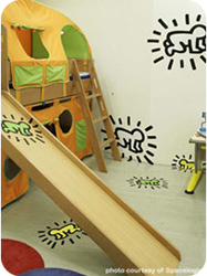 Stickers muraux Radiant Baby L par Keith Haring