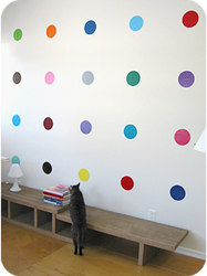 Stickers muraux Spot Painting a la D.Hirst